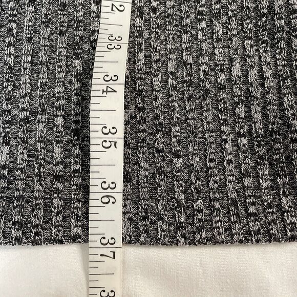 Lark and Ro Sweater Dress Knit Ribbed Short Sleeve Cowl Neck Large New w/o Tag - Picture 8 of 8